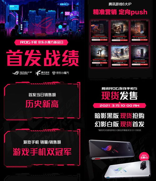 ROG游戏手机5首发创新高，172万玩家期待幻影白开售，手机软件开发与销售助力